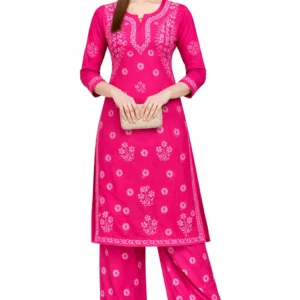 Chikankari Kurta Palazzo Set