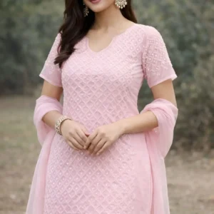 Chikankari Gota Suit