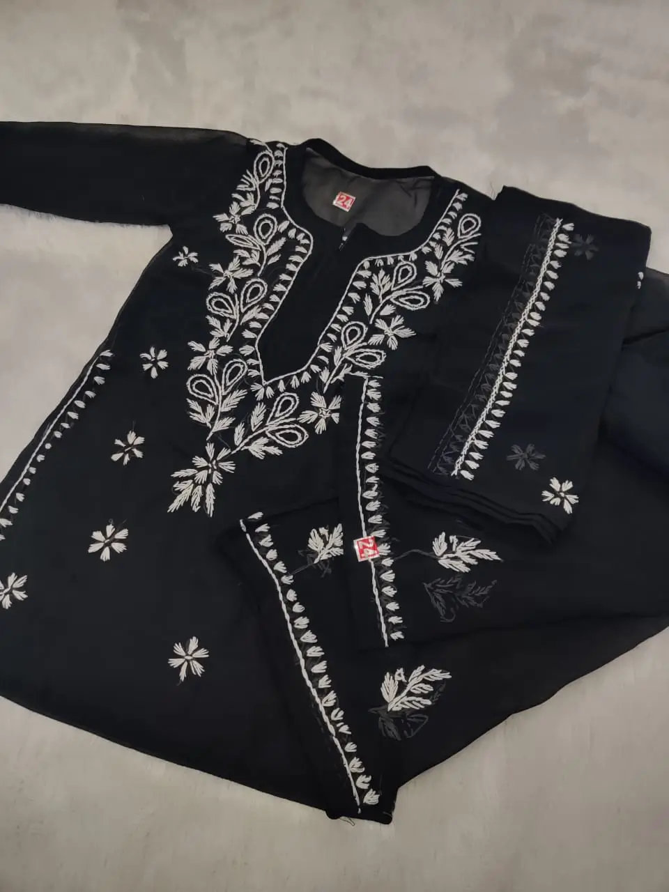 Chikankari Plazo Set